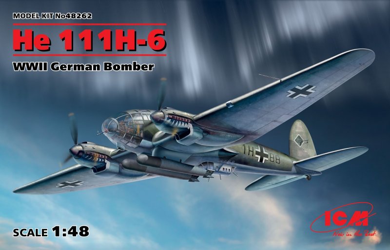 Heinkel He 111 H-6, WWII German Bomber von ICM