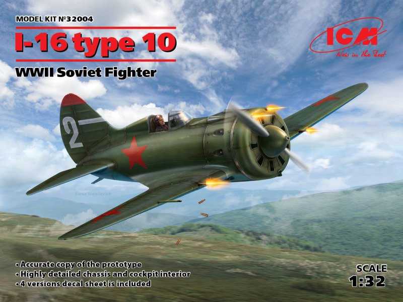 I-16 type 10 - WWII Soviet Fighter von ICM