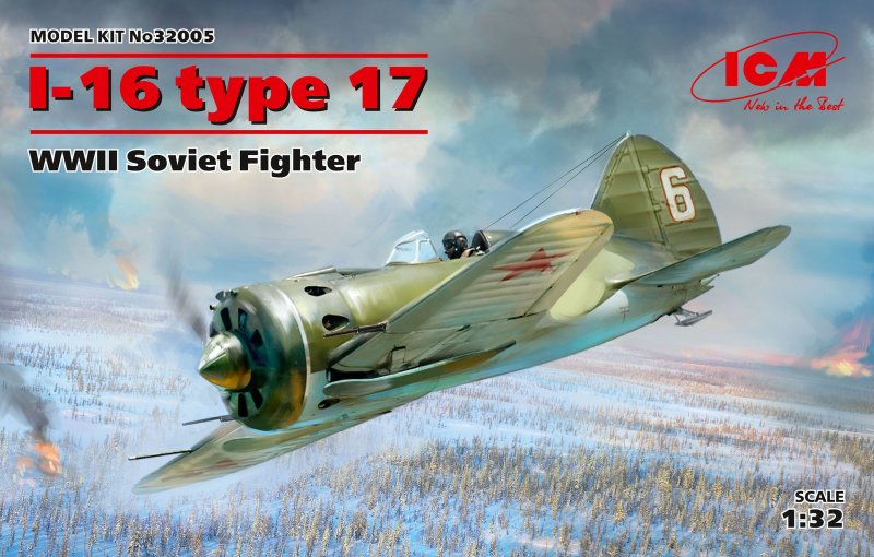 I-16 type 17, WWII Soviet Fighter von ICM
