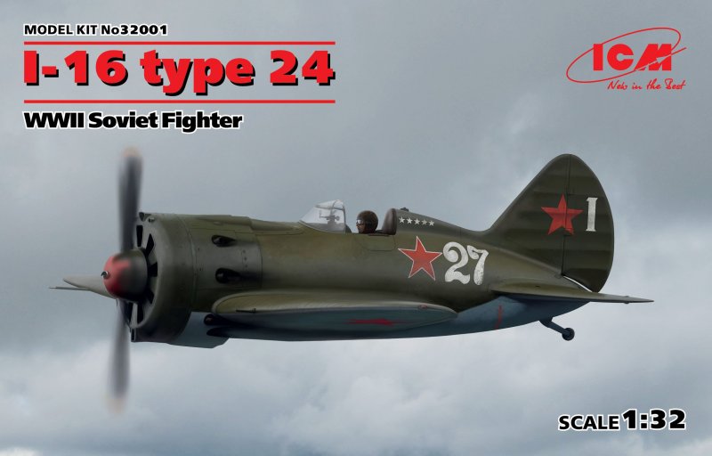 I-16 type 24 WWII Soviet Fighter von ICM