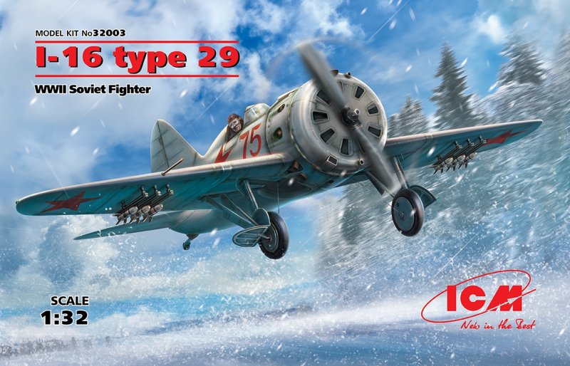 I-16 type 29, WWII Soviet Fighter von ICM