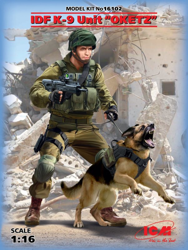 K-9,Israeli Police Team Officer with dog von ICM