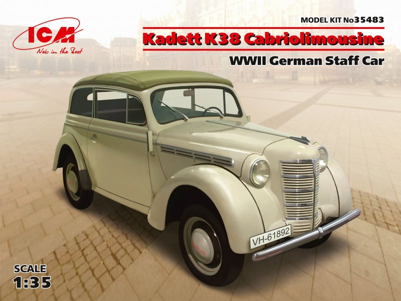 Kadett K38 Cabriolimousine - WWII German Staff Car von ICM