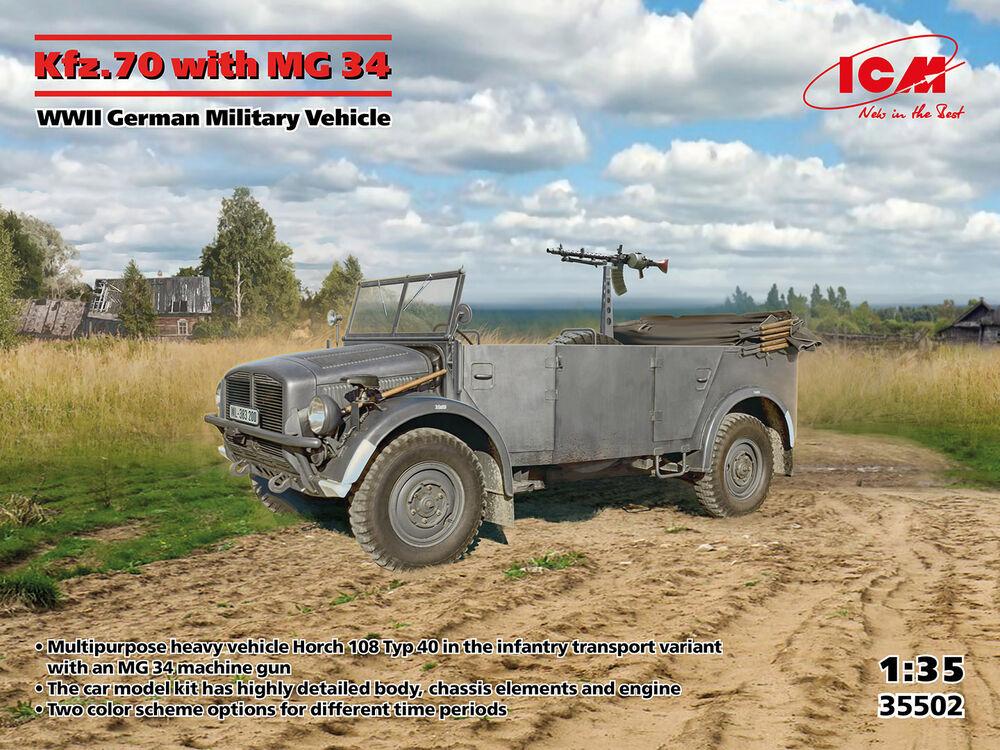 Kfz.70 with MG 34, WWII German Military Vehicle Kfz.70 with MG 34, WWII German Military Vehicle von ICM