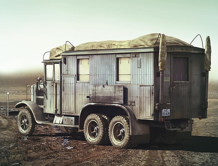 Krup L3H163 Kfz. 72 WWII German Radio Com. Truck von ICM