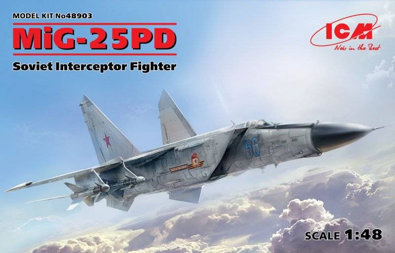 MiG-25 PD, Soviet Interceptor Fighter von ICM