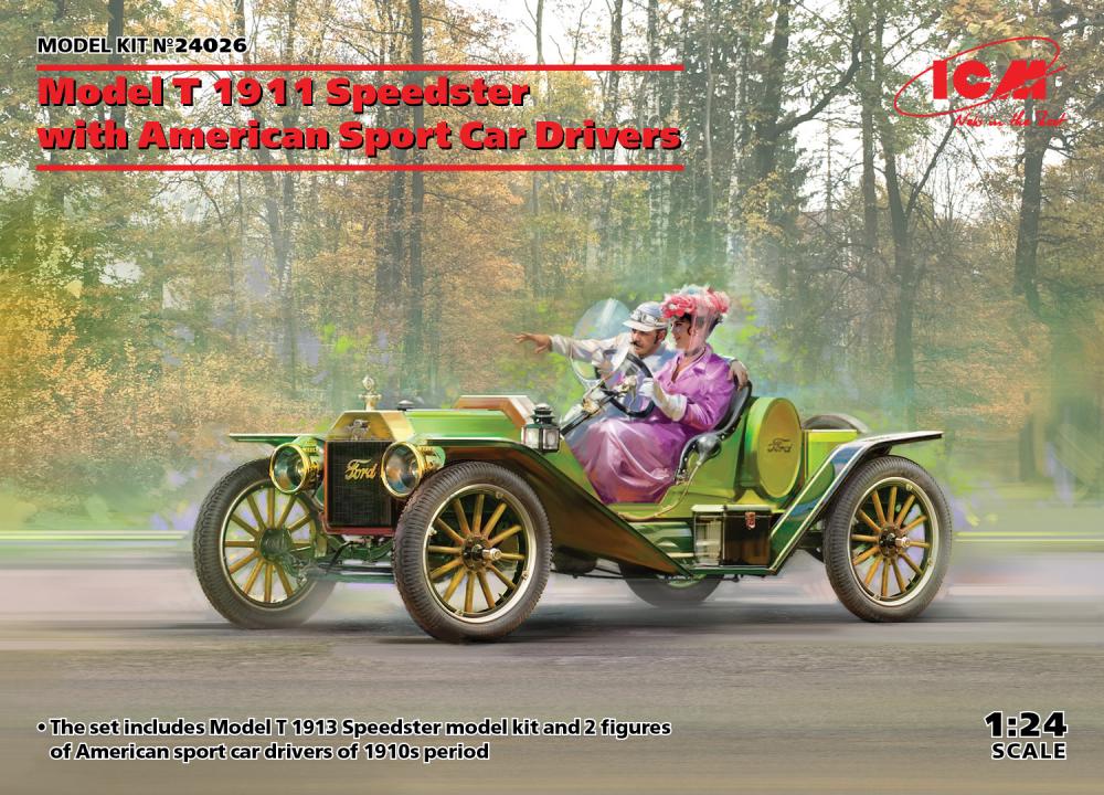 Model T 1913 Speedster with American Sport Car Drivers Model T 1913 Speedster with American Sport Car Drivers von ICM