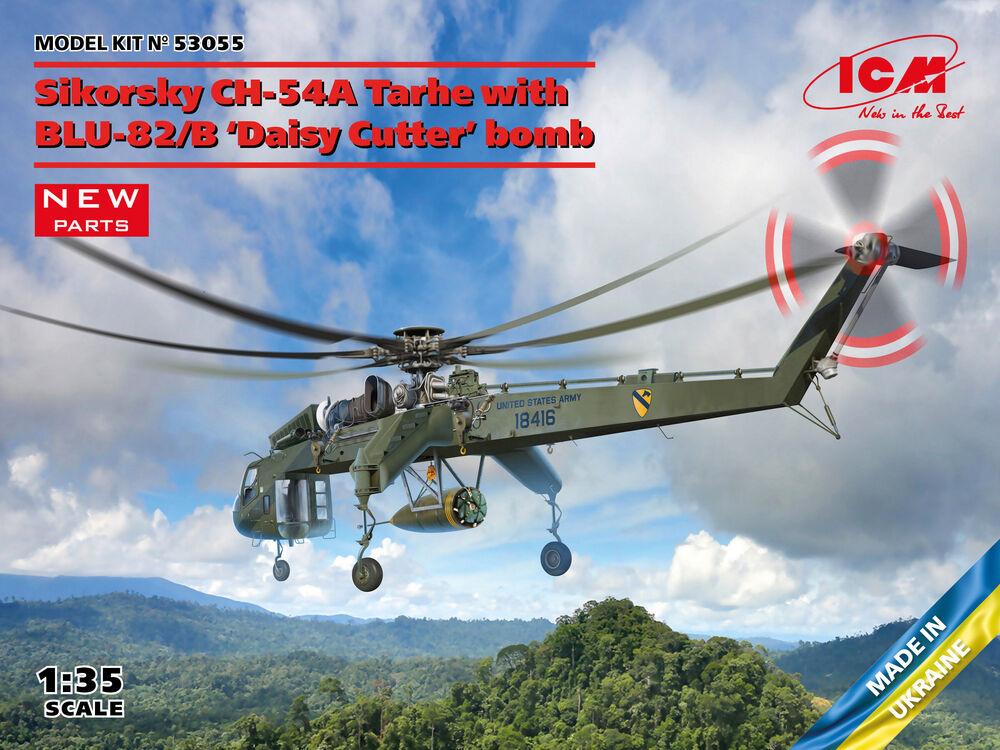 Sikorsky CH-54A Tarhe with BLU-82/B Daisy Cutter bomb Sikorsky CH-54A Tarhe with BLU-82/B Daisy Cutter bomb von ICM