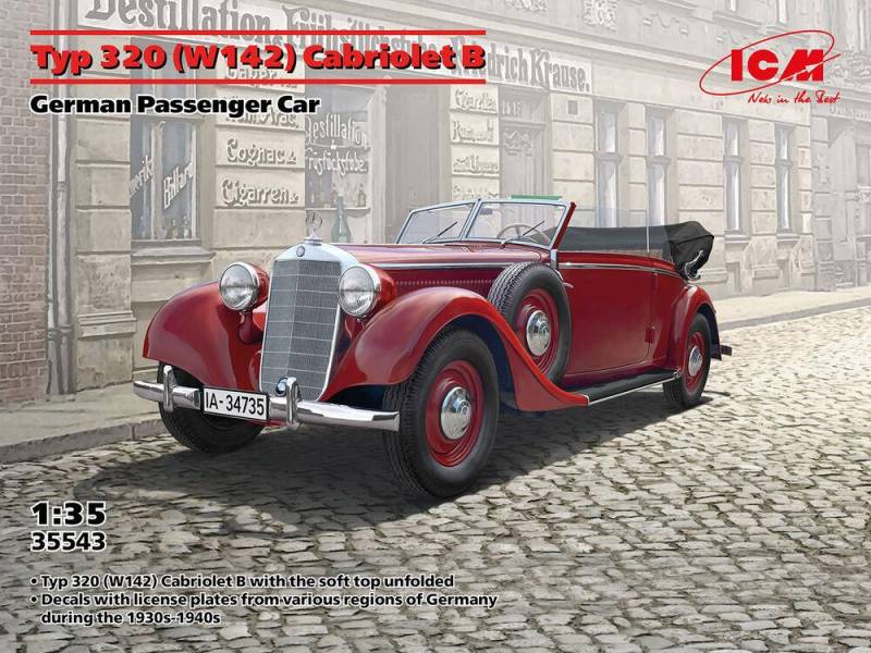 Typ 320 (W142) Cabriolet B, German Passenger Car von ICM