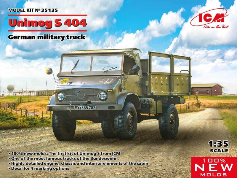 Unimog S 404, German military truck von ICM
