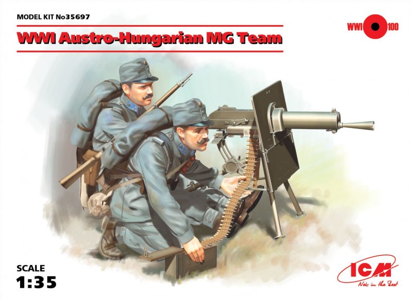 WWI Austro-Hungarian MG Team von ICM