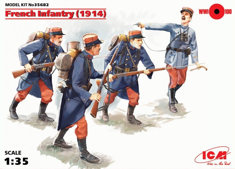 WWI Französische Infanterie von ICM