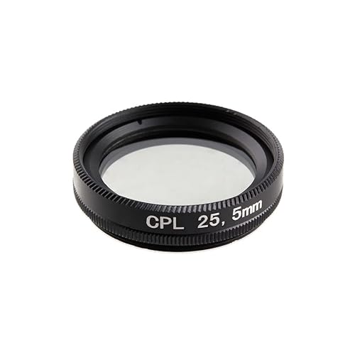 Polarisationsfilter 25 25,5 27 28 30 30,5 34 35,5 mm Objektivfilter, for Industrie-Videoinspektionsmikroskop-Kamerazubehör (Size : 25mm) von ICOBES