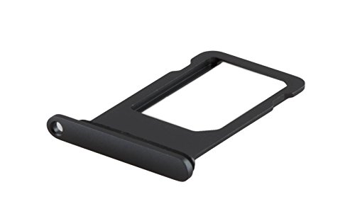 ICONIGON Ersatz für iPhone 8 Plus SIM-Kartenhalter inkl. Dichtung (Schwarz) von ICONIGON