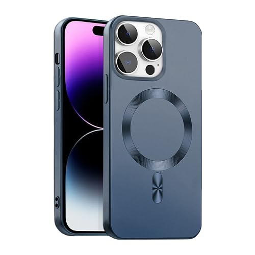 ICOVERI Magnetische TPU-Gel-Hülle (Blau, iPhone 15 Pro Max) von ICOVERI