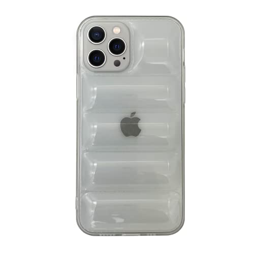 ICOVERI Schutzhülle für iPhone 12 Pro Puffer, TPU-Hülle mit Luftblase für zusätzlichen Schutz, kompatibel mit iPhone 12 Pro Puffer Case iPhone, Schutz Kamera, Stoßfest, Transparent von ICOVERI