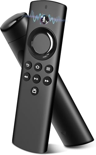 Ersatz-Sprachfernbedienung (2. Gen) mit Sprachfunktion für AMZ F-ire-TV-Stick (2nd Gen/3rd Gen/Lite/HD), für AMZ F-ire TV Cube(2nd Gen/3rd Gen), Ohne Lautstärke, EIN/Aus-Funktionen von ICQUANZX