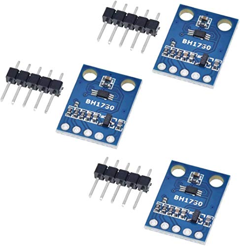 ICQUANZX 3Pcs GY-302 BH1750FVI Digitaler Lichtintensitätssensor Detektor Modul 3V-5V Power für AVR Arduino von ICQUANZX