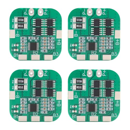 ICQUANZX 4 STÜCKE 4 S 20A 14,8 V Li-Ion Lithium 18650 Batterie BMS PCM Schutz PCB Board Modul 16,8 V Überladung Über Entladung Kurzschlussschutz von ICQUANZX