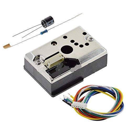 ICQUANZX GP2Y1014AU0F Laser Optisches Staubsensormodul Compact PM2.5 Smoke Particle Kompatibel mit Kabel für Luftreiniger DIY Tools von ICQUANZX