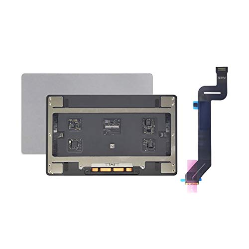 ICTION Touchpad Trackpad mit Kabel, Ersatz für Macbook Pro Retina 16 Zoll / 40,6 cm, A2141, Space Gray von ICTION