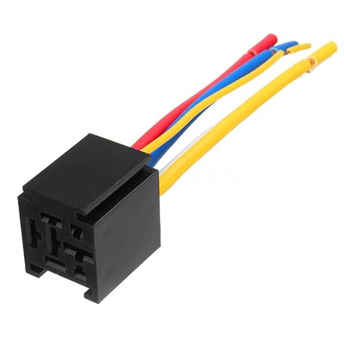 1 STÜCK 80A breiter Pin-Sockel for Auto-Relaissockel 9,5 breit Elektronisches Zubehör (Size : Five wire conversion) von ICXLPMC
