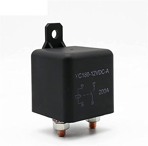 Relais-Startrelais RL280 200A 12V 24V 48V 60V 72V Leistungsauto-Kfz-Relais Großes Hochleistungsstarter-Startrelais for hohe Strombelastung Elektronisches Zubehör(Size:100A 48V) von ICXLPMC