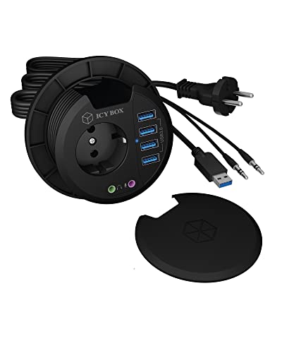 Hub 4-Port IcyBox USB 3.0 IB-Hub1430 Tisch-Hub extern retail Hub 4-Port IcyBox USB 3.0 IB-Hub1430 Tisch-Hub extern retail von ICY BOX