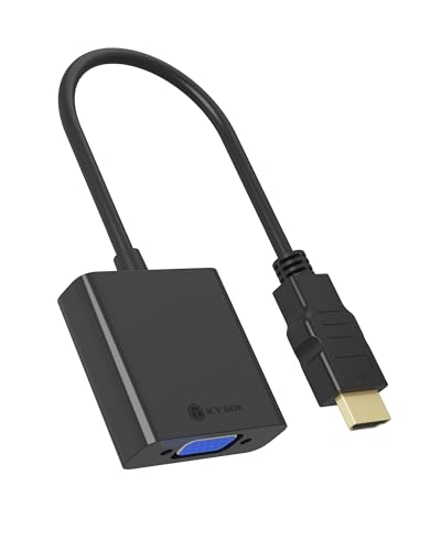 ICY BOX 2-in-1 Adapter HDMI auf VGA (1920x1200 Hz), IB-AC502a von ICY BOX