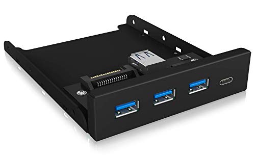 ICY BOX 60432 USB 3 Frontpanel, 1x USB-C, 3x USB-A, 3,5 Zoll intern, Metall, schwarz ICY BOX 60432 USB 3 Frontpanel, 1x USB-C, 3x USB-A, 3,5 Zoll intern, Metall, schwarz von ICY BOX