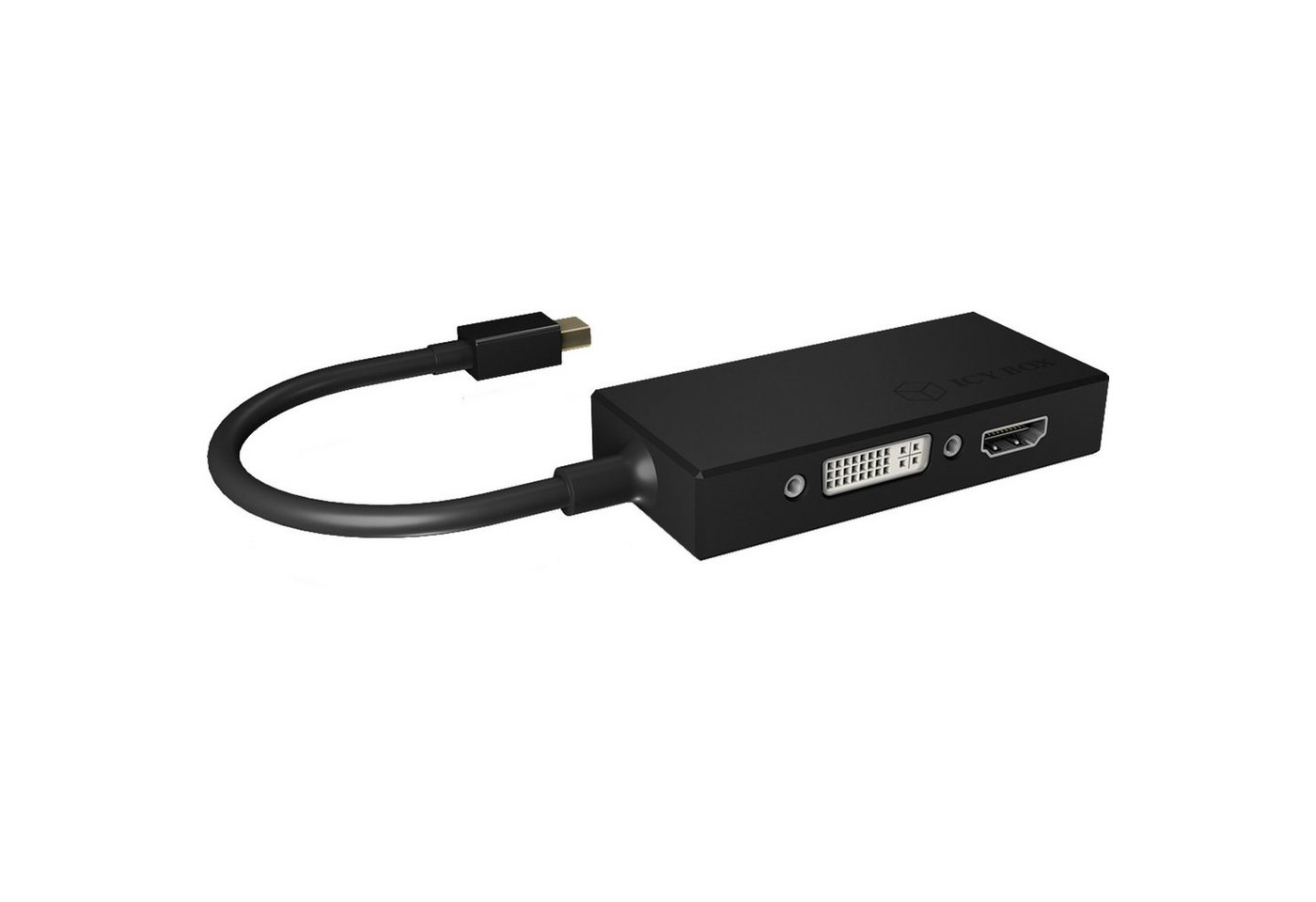 ICY BOX Adapter IB-AC1032 MiniDisplayPort > HDMI / DVI-D / VGA Audio- & Video-Adapter von ICY BOX