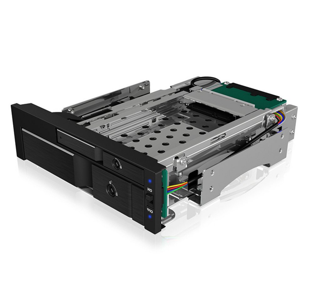 ICY BOX Festplatten-Wechselrahmen ICY BOX IB-173SSK 5.25 Zoll Festplatten-Einbaurahmen ICY BOX Festplatten-Wechselrahmen ICY BOX IB-173SSK 5.25 Zoll Festplatten-Einbaurahmen von ICY BOX