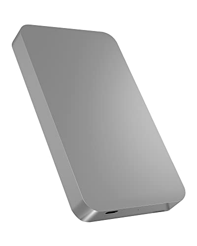 ICY BOX IB-247-C31 Externes 2,5 Zoll Gehäuse für Festplatten und SSD, USB-C 3.1 (Gen2, 10 Gbit/s), vollständig aus Aluminium, Silber von ICY BOX