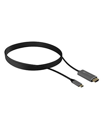 ICY BOX IB-CB020-C Aktives USB-C zu HDMI Kabel (1,8 m), UHD (2160p), HDCP 2.2, Konverter, schwarz von ICY BOX