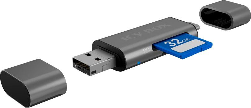 ICY BOX ICY BOX SD/MicroSD USB 3.0 Card Reader mit Type-C®/-A/microB und OTG Computer-Adapter von ICY BOX