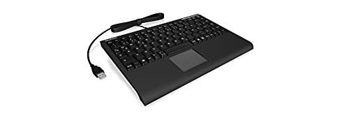 ICY BOX Keysonic ACK-540U+ US Mini SoftSkin Tastatur schwarz von ICY BOX