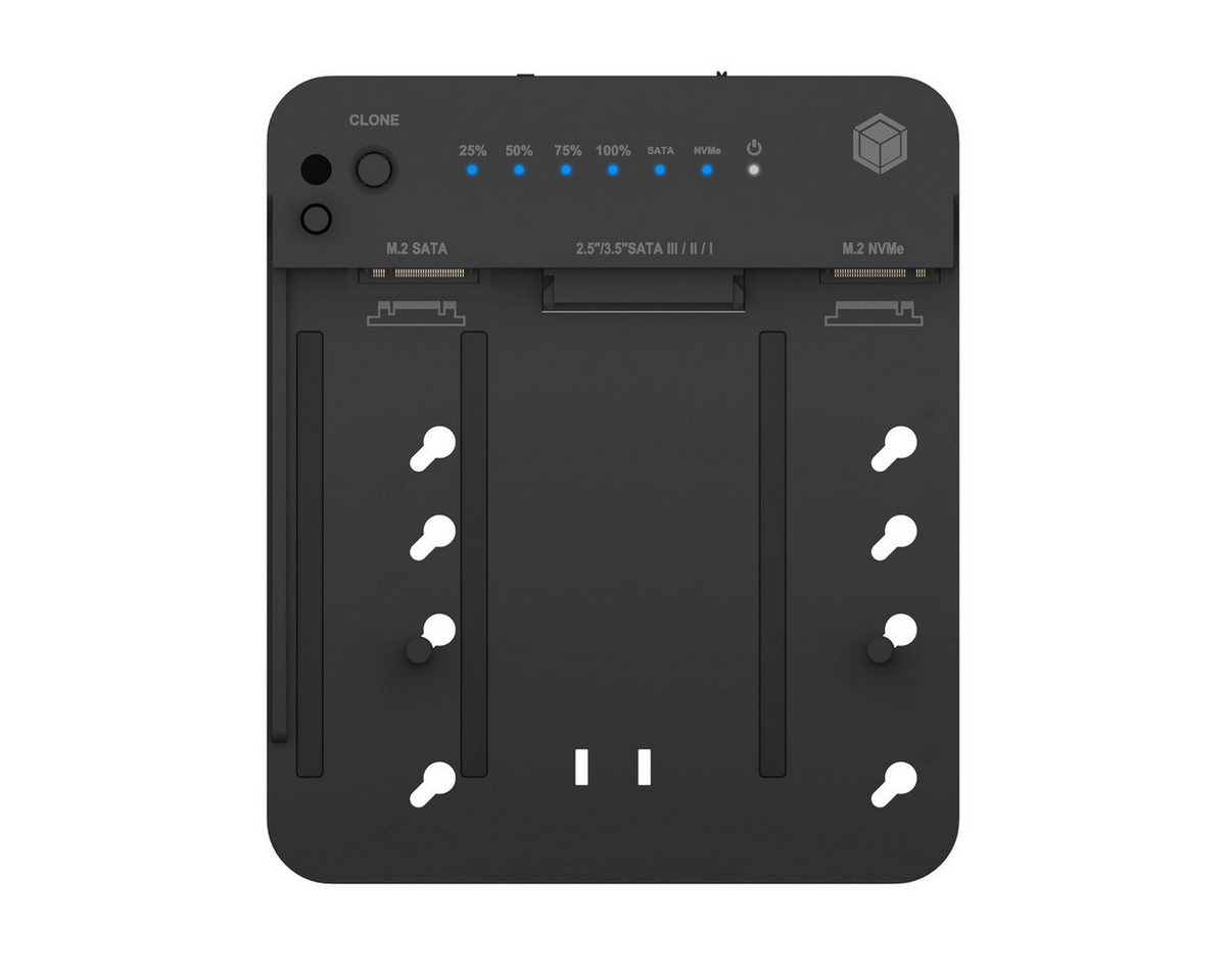 ICY BOX Laptop-Dockingstation IB-2915MSCL-C31 CloneStation & DockingStation von ICY BOX