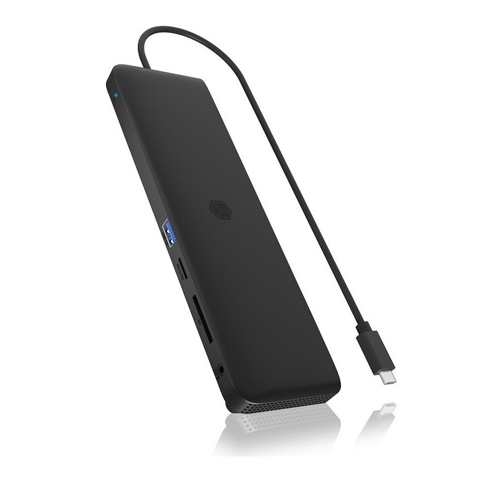 ICY BOX Laptop-Dockingstation ICY BOX IB-DK2116-C Dockingstation für USB-C und HDMI., (Dockingstation für bis zu 3 Displays mit Power Delivery), Unterstützt bis zu 3 Displays von ICY BOX