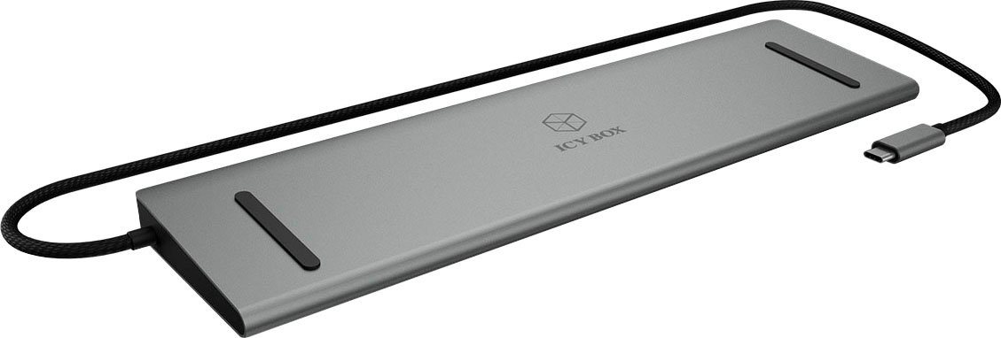 ICY BOX Laptop-Dockingstation ICY BOX USB Type-C Notebook DockingStation mit dreifacher Videoausgabe von ICY BOX