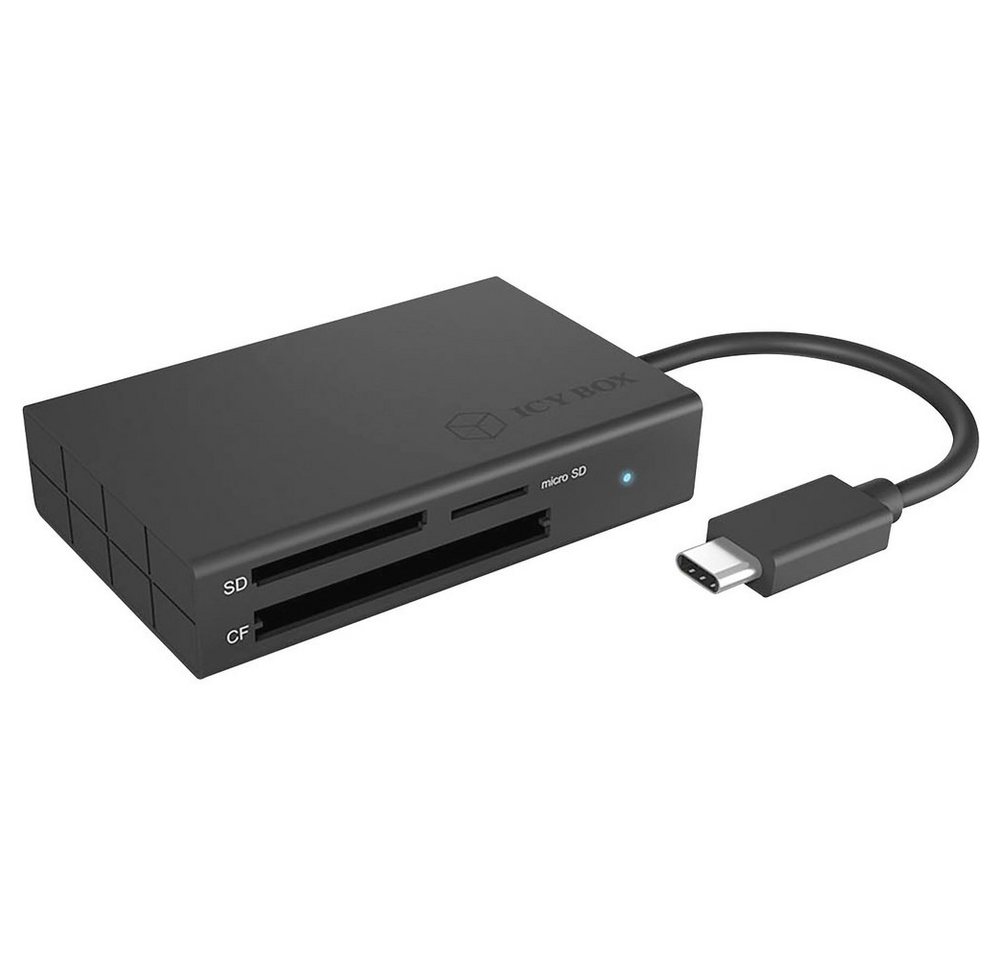 ICY BOX Speicherkartenleser ICY BOX Externer Speicherkartenleser USB-C® Anthrazit von ICY BOX