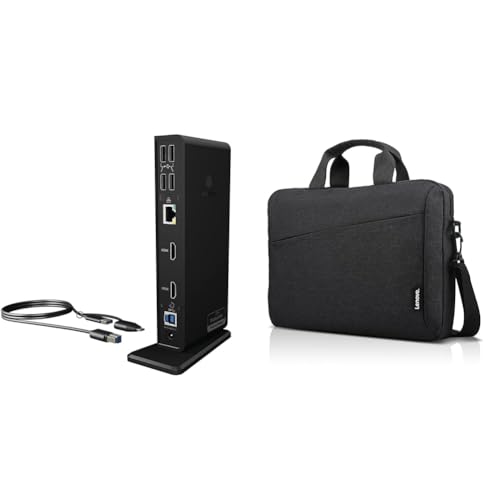 ICY BOX USB-C Docking Station (11-in-1) für 2 Monitore (2X HDMI) & Lenovo [Tasche] 15 von ICY BOX