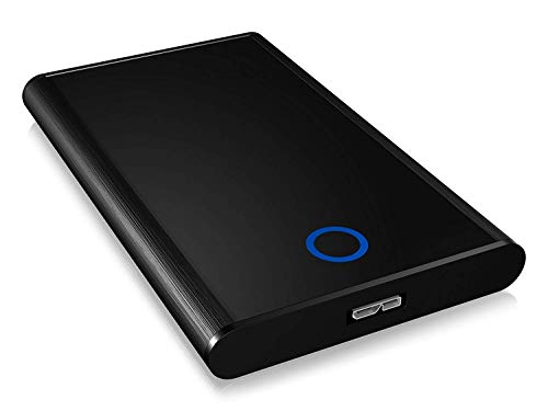 Icy Box IB-273StU3 Externes Gehäuse für 2,5" (6,35 cm) SATA HDD/SSD mit USB 3.0 Anschluss, UASP, SATA III (schwarz) von ICY BOX