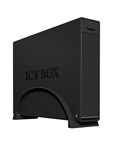 Icy Box IB-366StU3+B Externes Gehäuse für 3,5" (8,9 cm) SATA HDD mit USB 3.0 Anschluss (UASP), SATA III, EasySwap, Schwarz von ICY BOX