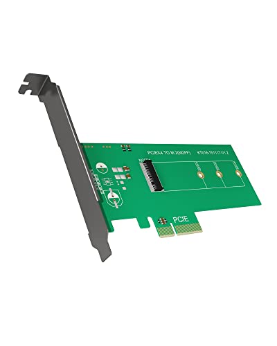 Icy-Box IB-PCI208 Interne PCI-Karte 1x m.2 PCIe (NVMe) SSD (2242, 2260, 2280) zu 1x PCI-Express (X4) Steckplatz bis zu 32 Gbit/S, Full Profile Bracket von ICY BOX