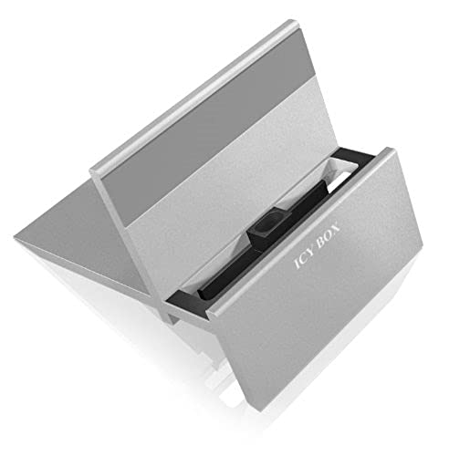 RaidSonic IB-I003plus Aluminium Stand für Apple iPhone/iPad/iPod silber von ICY BOX