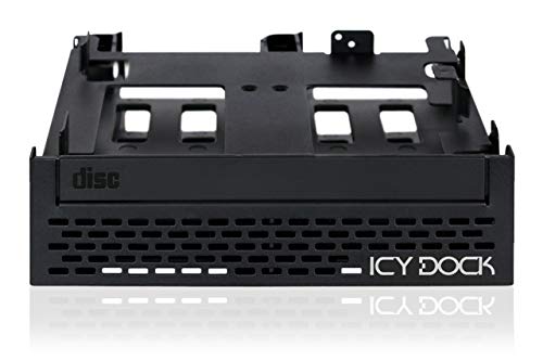 ICY DOCK Flex-FIT Quinto MB344SPO - Einbaurahmen für 4X 2,5 Zoll SSD/HDD & 1x (Ultra) Slim Blu-ray/DVD/CD-Laufwerk schwarz von ICY DOCK