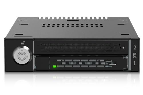 ICY DOCK M.2 NVMe PCIe 4.0 64Gbit/s SSD zu SlimSAS 4i SFF-8654 Wechselrahmen Einbaurahmen Metall - ToughArmor MB833MK-B V2 ICY DOCK M.2 NVMe PCIe 4.0 64Gbit/s SSD zu SlimSAS 4i SFF-8654 Wechselrahmen Einbaurahmen Metall - ToughArmor MB833MK-B V2 von ICY DOCK
