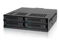 Icy Dock MB324SP-B, SATA, Serial ATA II, Serial ATA III, Serial Attached SCSI (SAS), 440 g, Desktop, Schwarz von ICY DOCK