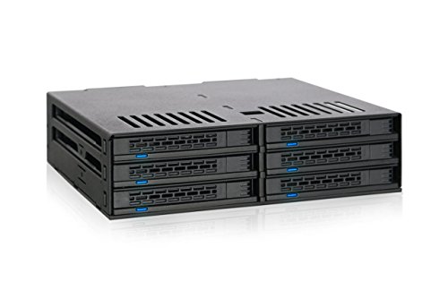 Icy Dock mb326sp-b SATA Rack (1U) Black Disk Array – Disk Arrays (HDD, SSD, Serial ATA III, Serial Attached SCSI, SATA, Rack (1U), Black, HDD, Power) von ICY DOCK