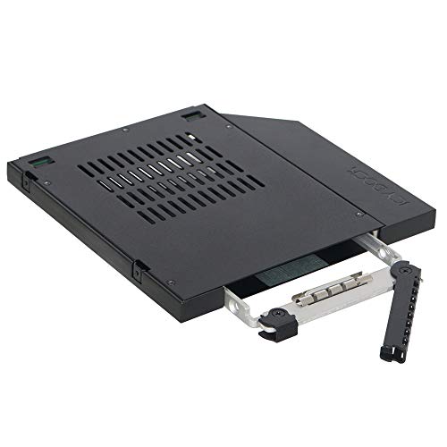 SATA Hot Swap Wechselrahmen für 2,5 Zoll (6,4cm) SSD/HDD - Notebook Ultra Slim-ODD - Icy Dock ToughArmor MB411SPO-2B von ICY DOCK